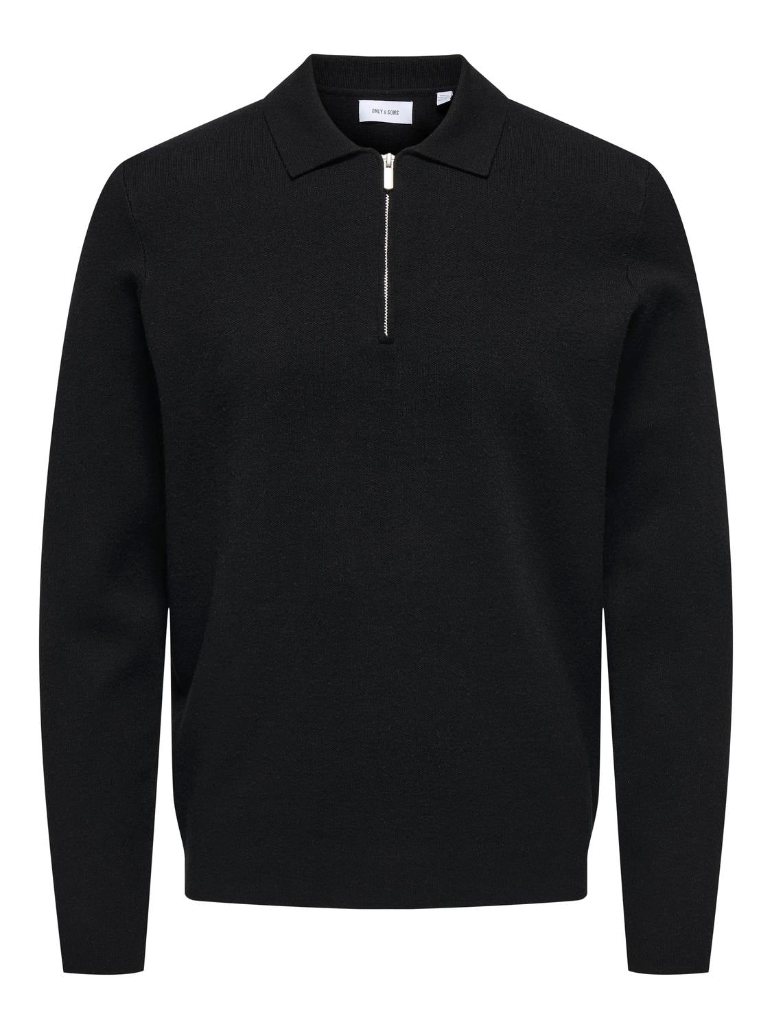 STRIK - Onscooper Reg Ls 12 Half Zip Polo Noos -  - Hr Ravn