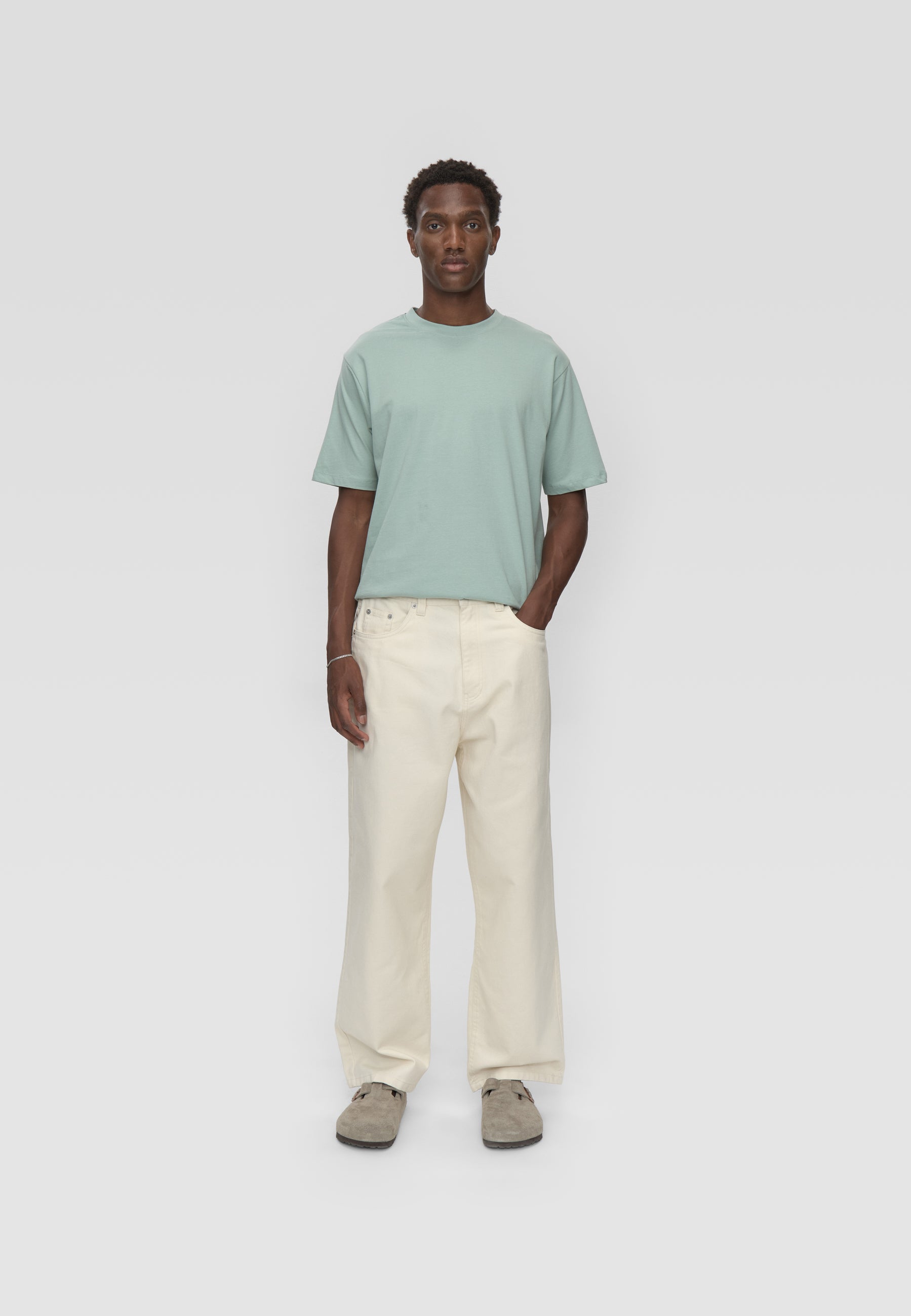 minimum male Palmer wde jeans 4579 Jeans 0701 Whisper white