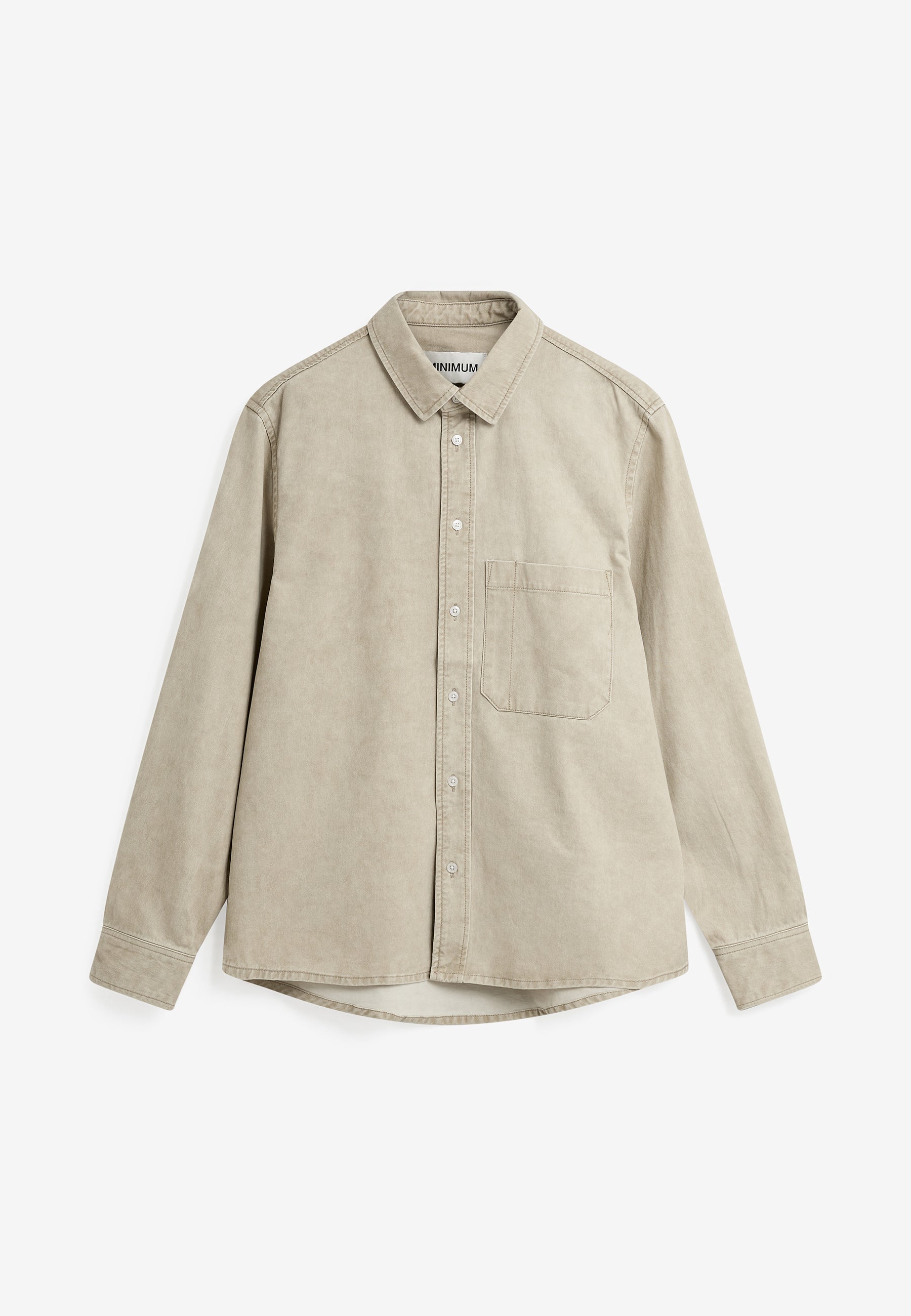 minimum male Pedro rlx ls shirt 4399 Long Sleeved Shirt 1109 Chinchilla