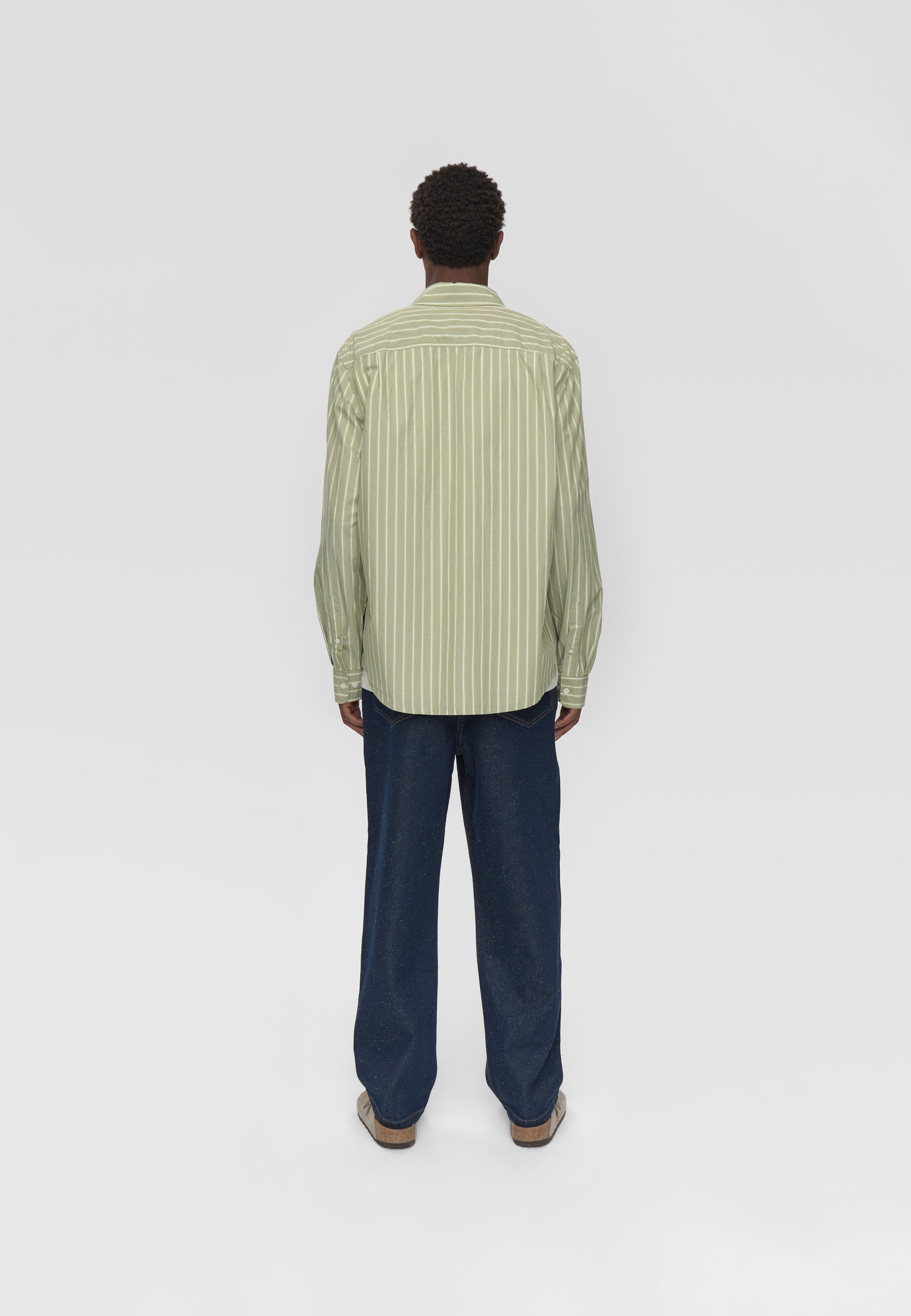 minimum male Pedro rlx ls striped shirt 4564 Long Sleeved Shirt 0110 Desert Sage