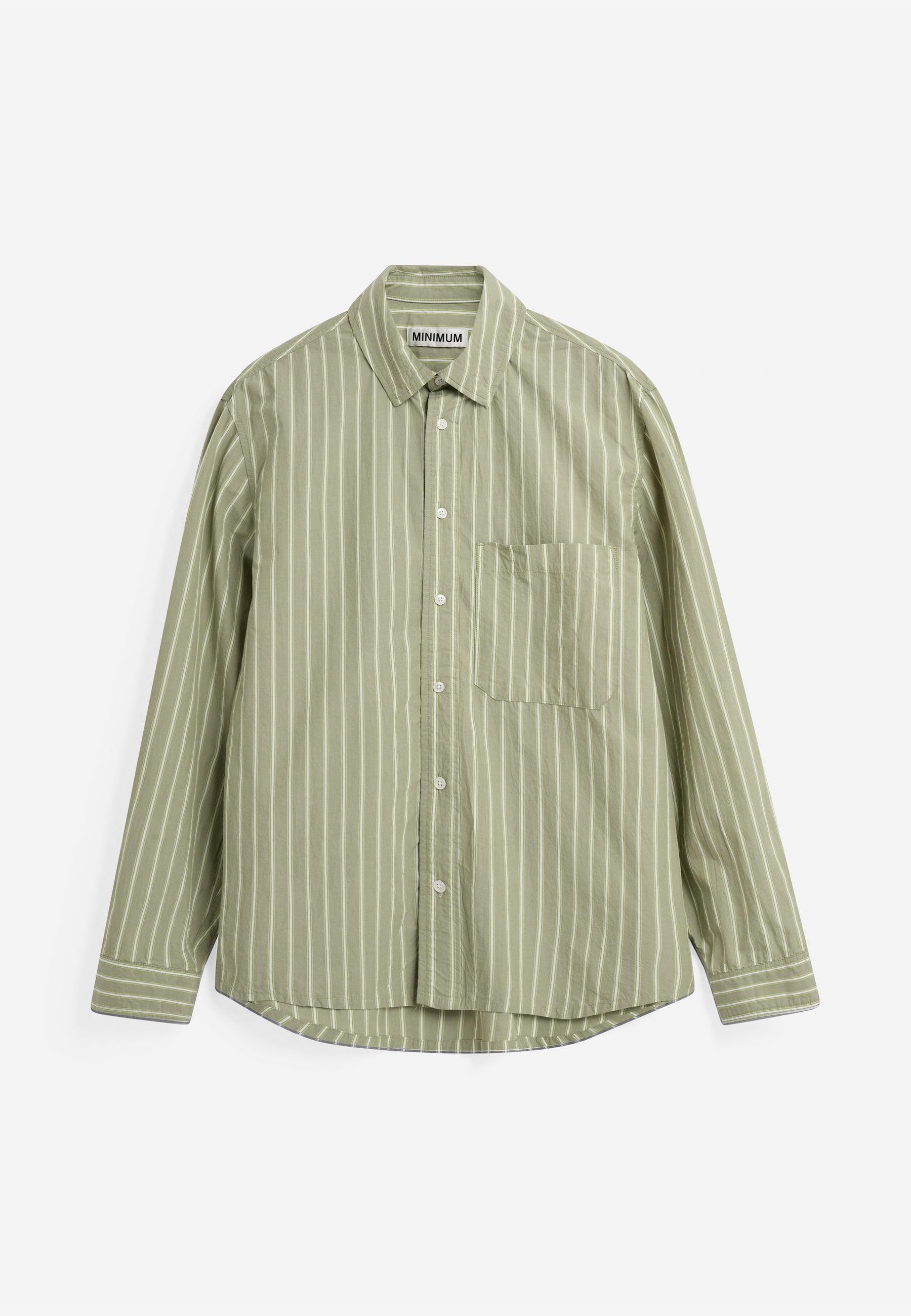 minimum male Pedro rlx ls striped shirt 4564 Long Sleeved Shirt 0110 Desert Sage