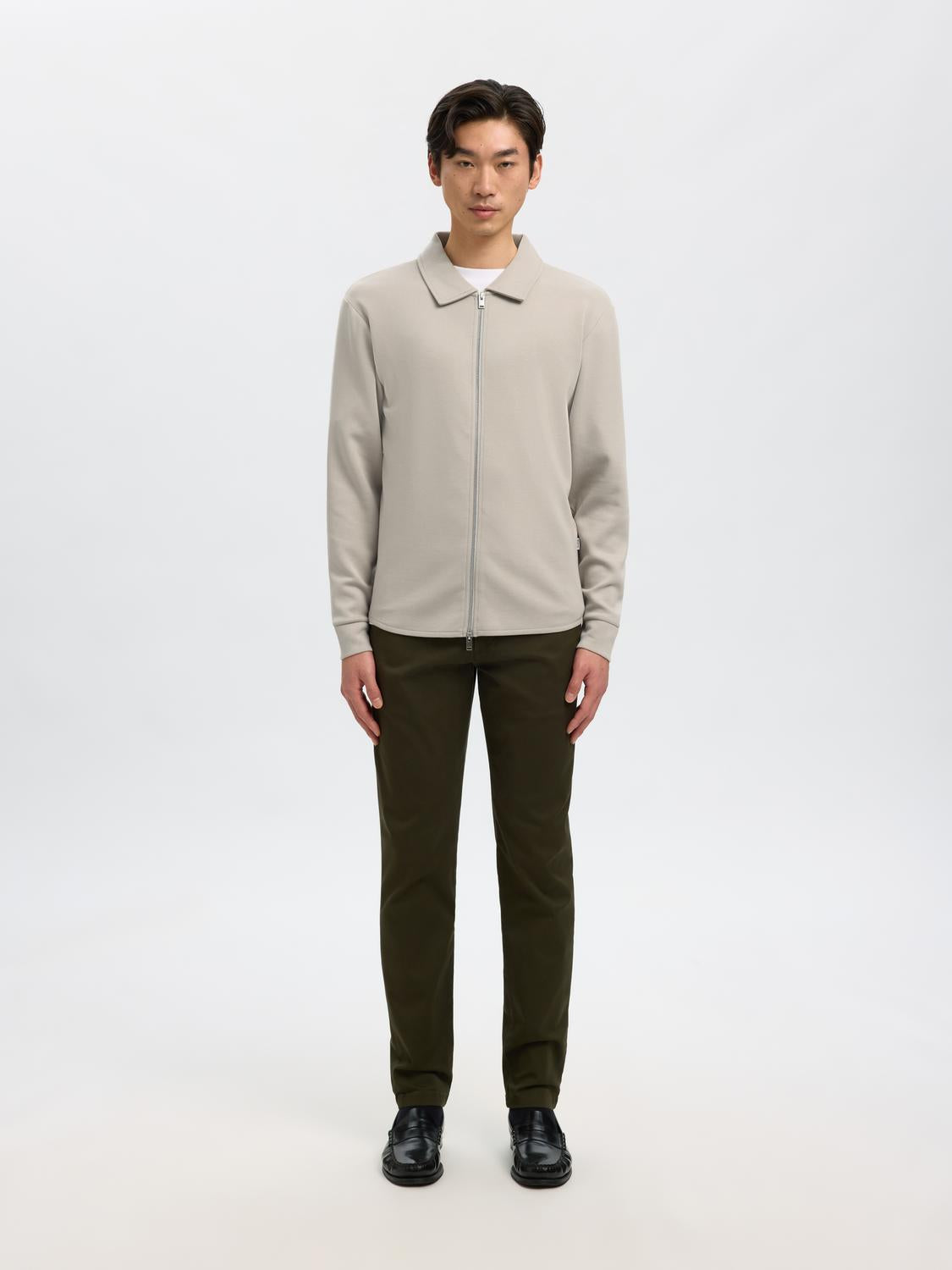 Slhemanuel Soft Full Zip Sweat Noos