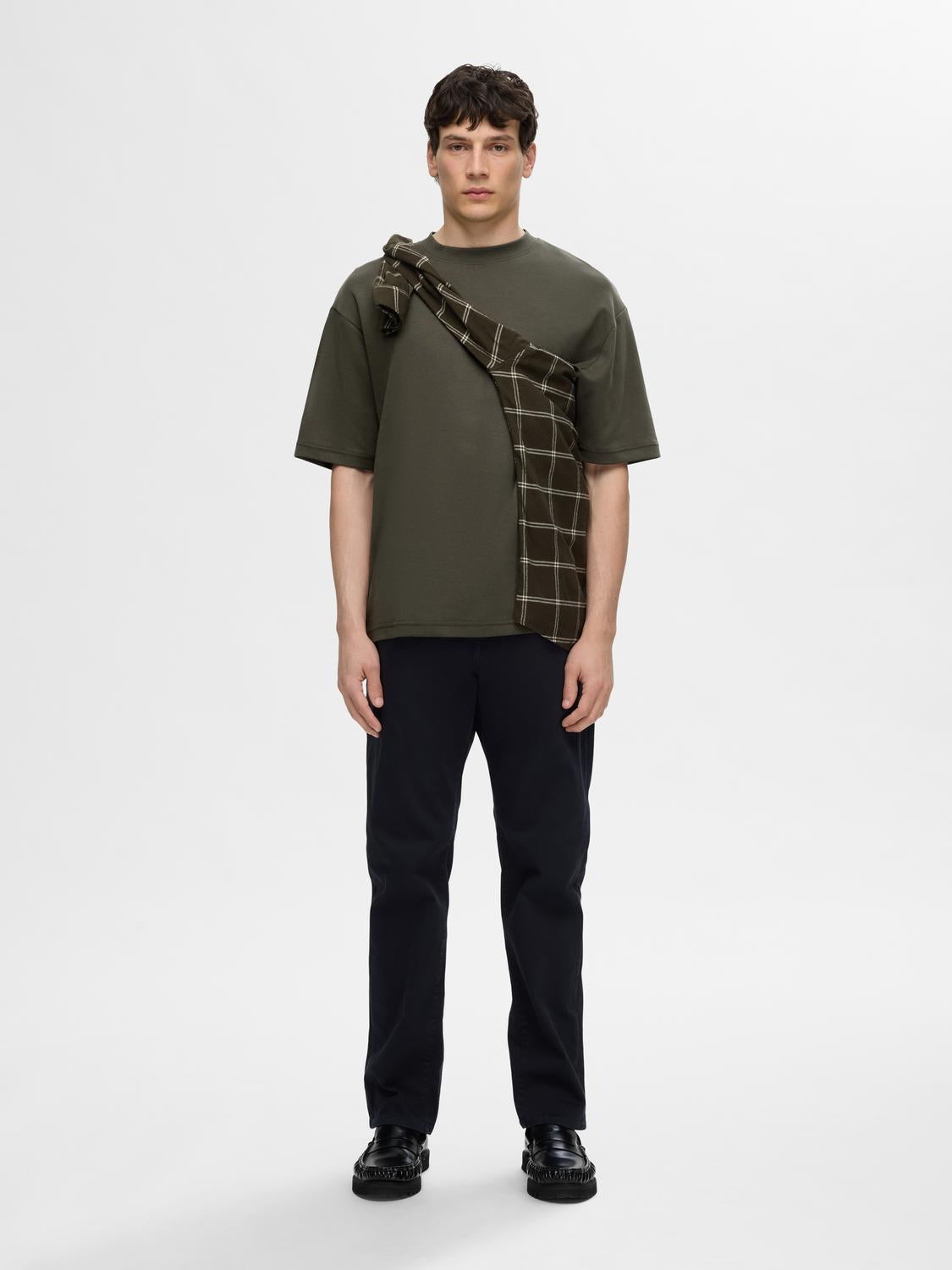 Slhlooseoscar Ss O-Neck Tee Noos