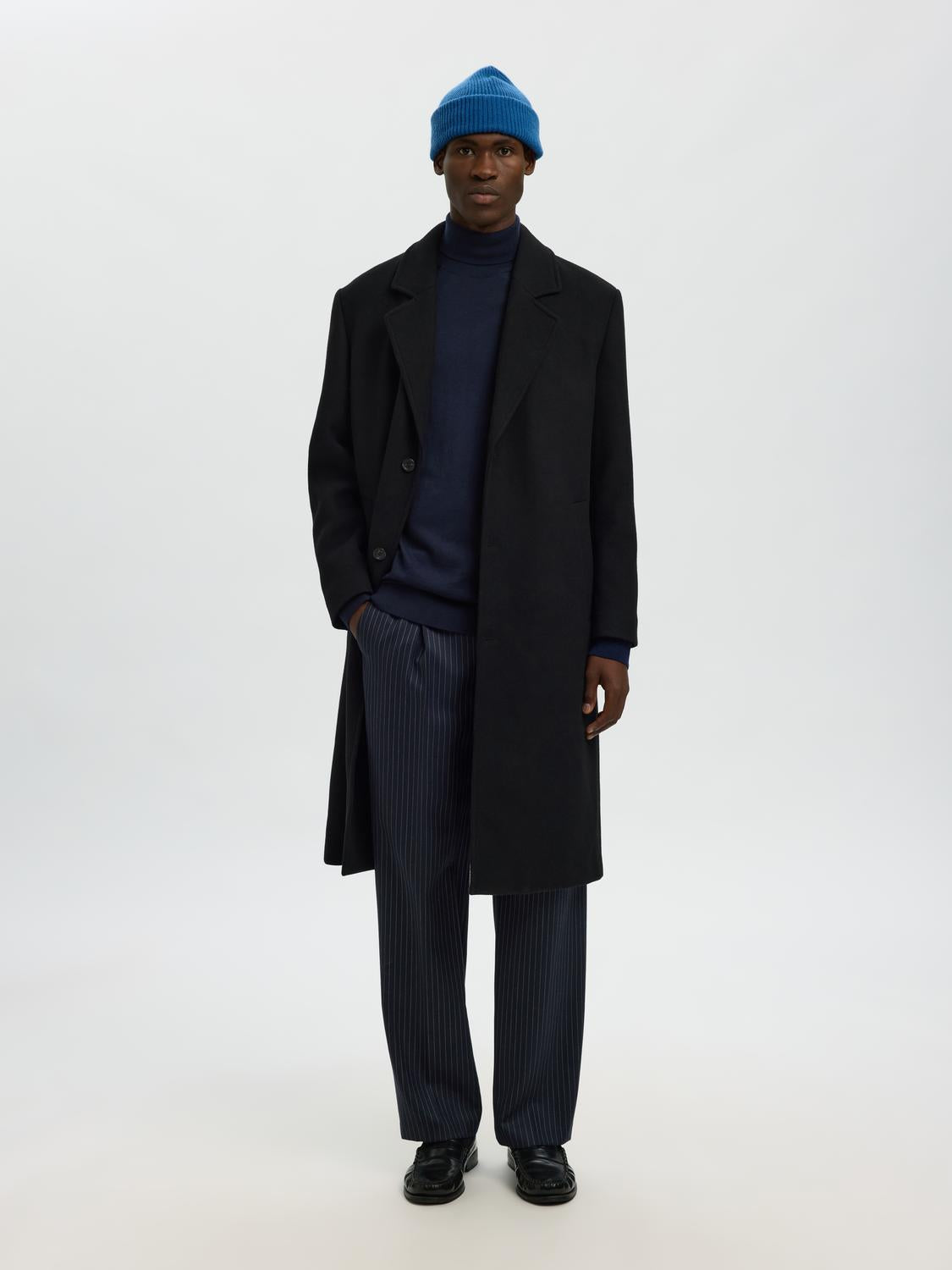 STRIK - Slhtray Ls Knit Merino Roll Neck Noos -  - Hr Ravn