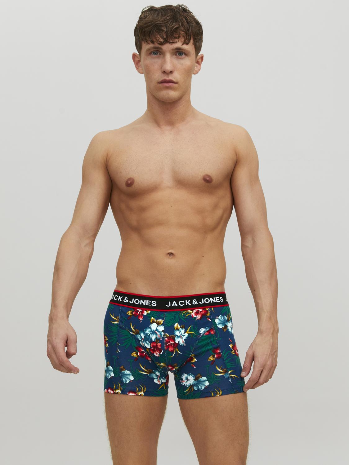 Trunks - Jacflower Trunks 3 Pack.Noos -  - Hr Ravn