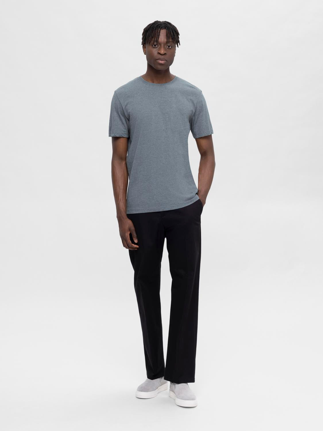 T-SHIRTS - Slhaspen Ss O-Neck Tee Noos -  - Hr Ravn