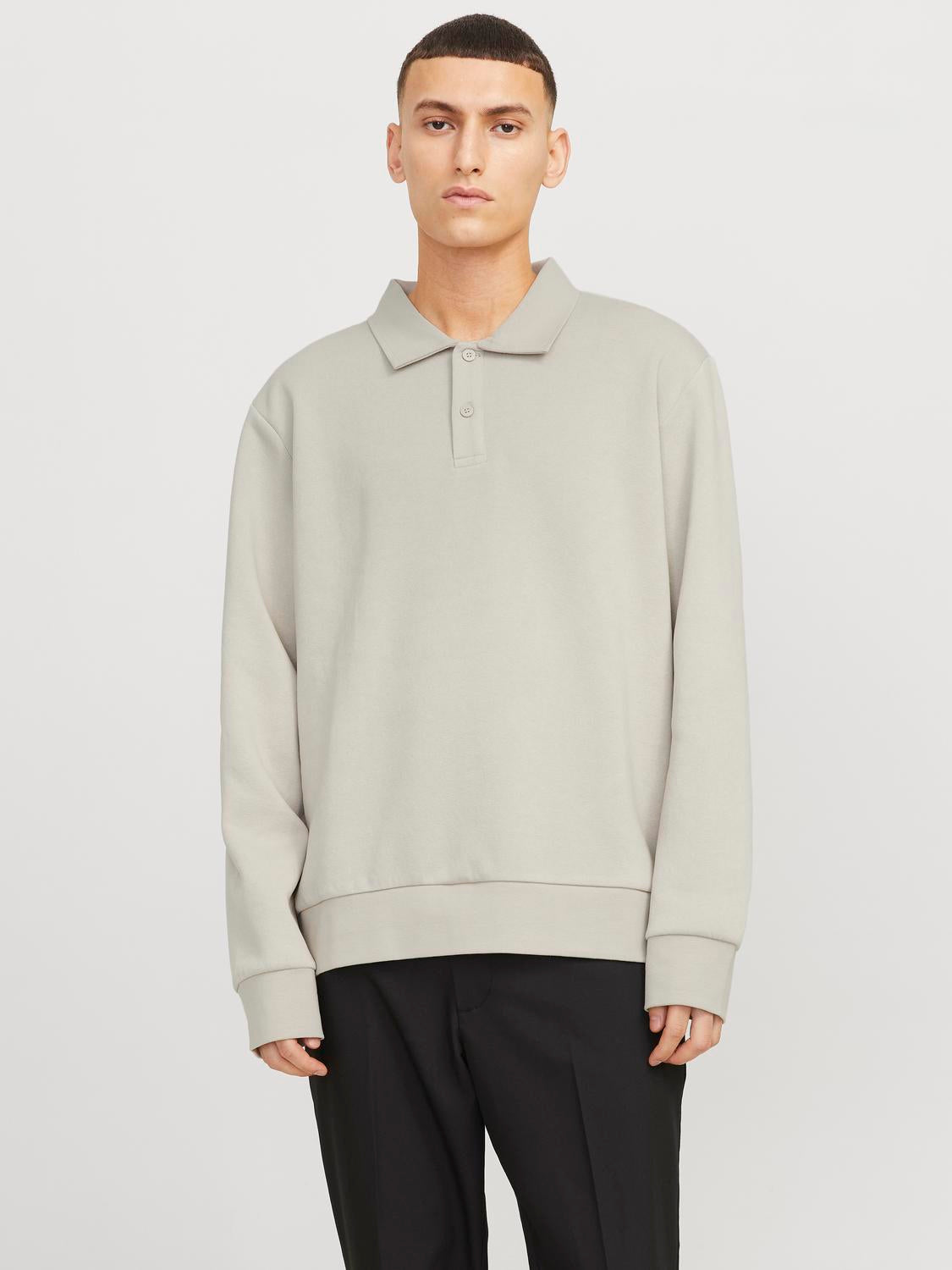 Sweatshirts - Jjebradley Sweat Polo Noos -  - Hr Ravn