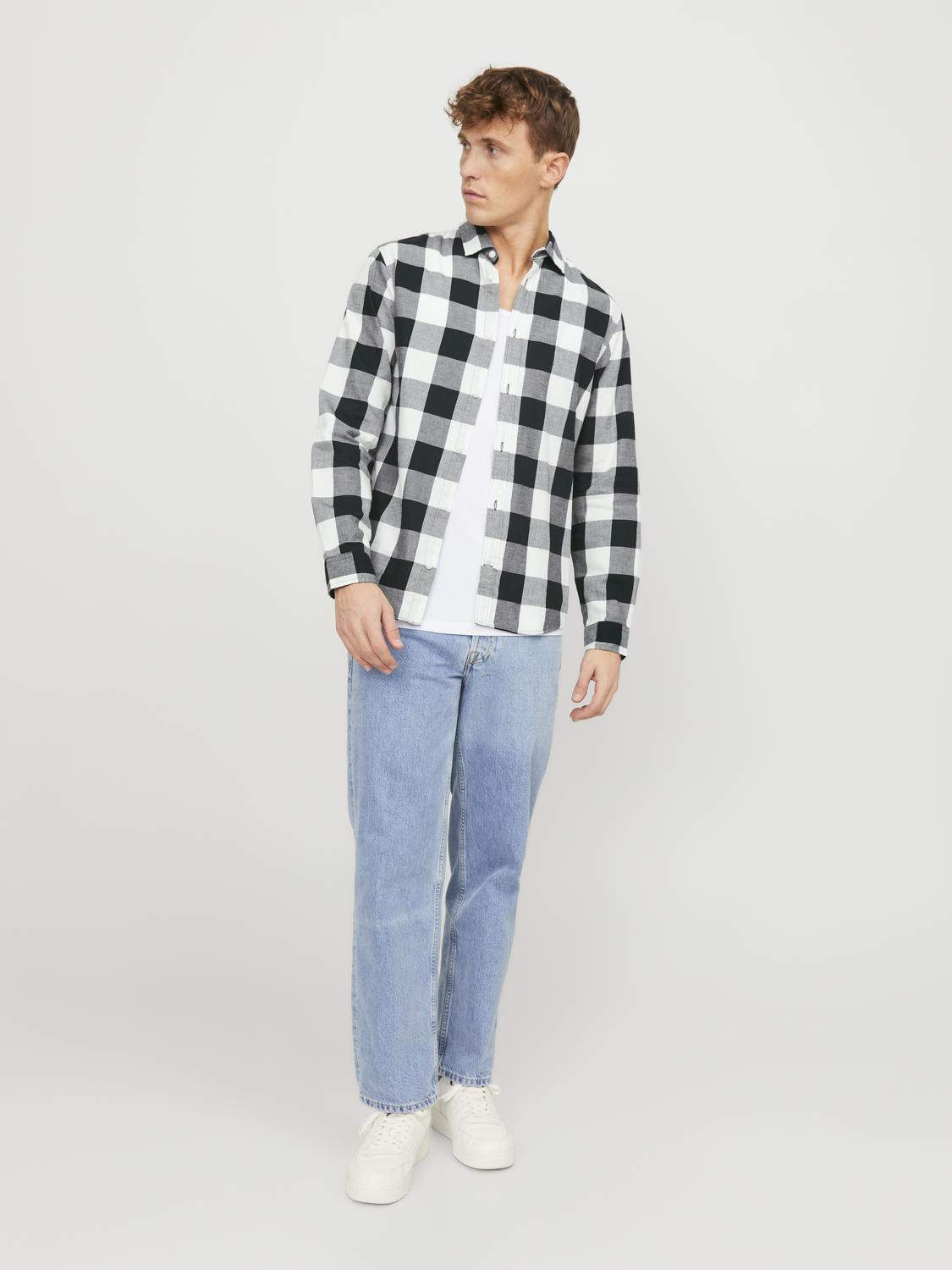Shirts - Jjegingham Twill Shirt L/S Noos -  - Hr Ravn