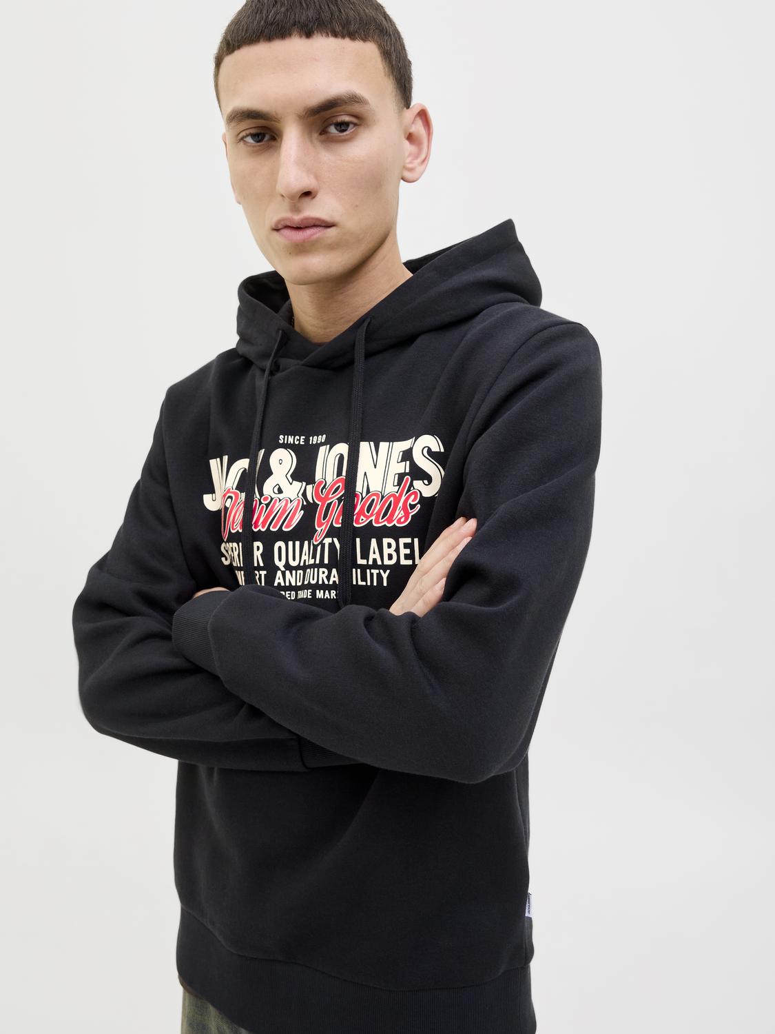 Sweatshirts - Jjelogo Sweat Hood 2 Col 25/26 Noos -  - Hr Ravn
