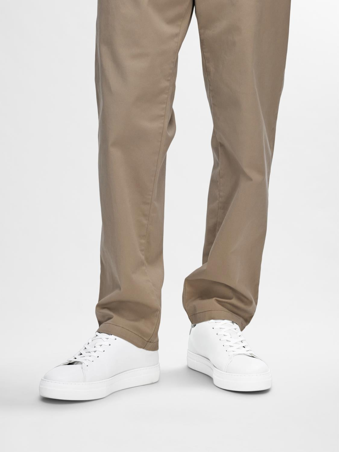 Sneakers - Slhdavid Chunky Leather Sneaker Noos -  - Hr Ravn