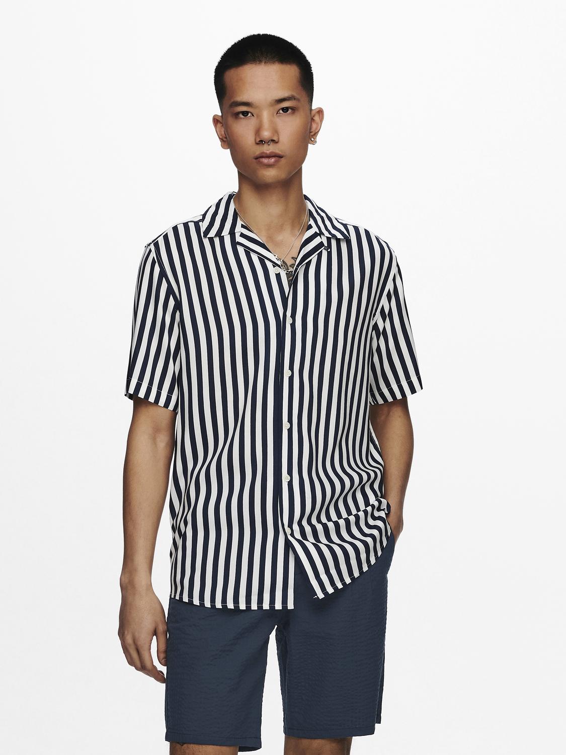 KORTE SKJORTER - Onswayne Life Ss Viscose Shirt Noos -  - Hr Ravn