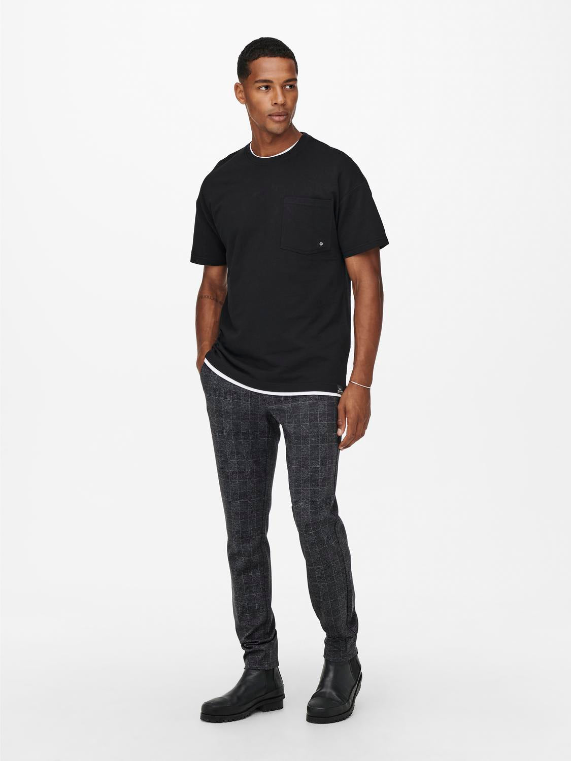 Onsmark Slim Check Pants 9887 Noos