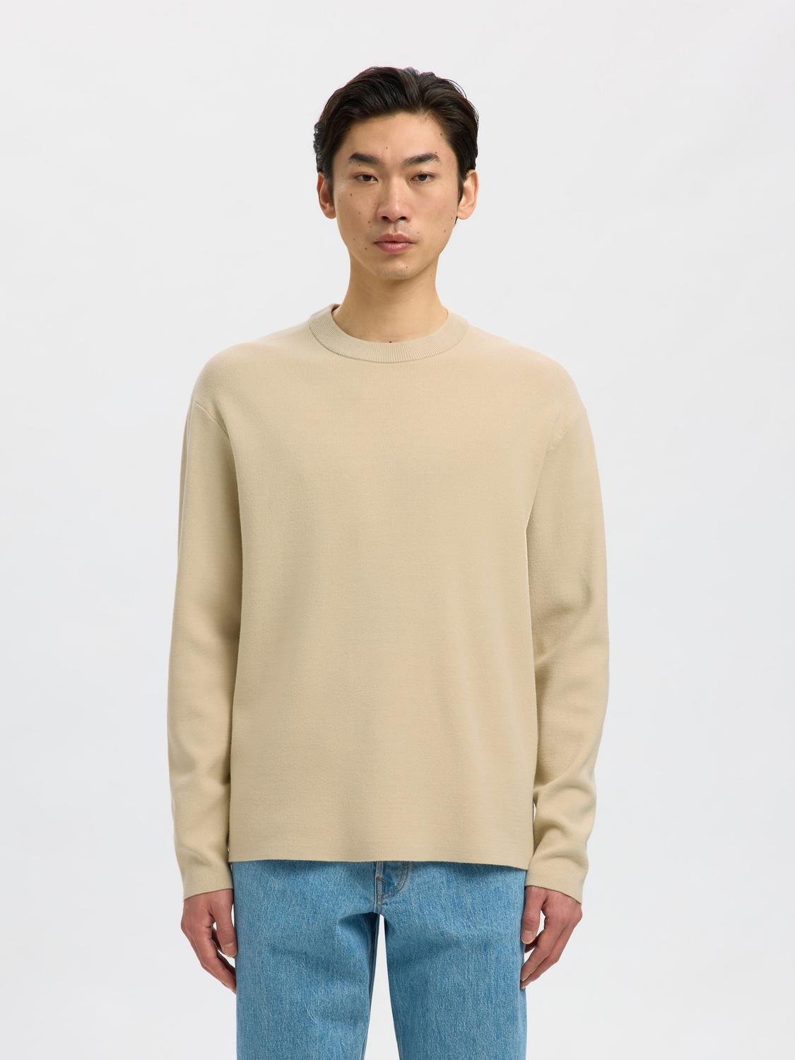 Pullovers - Slhteller Fn Relaxed Crew Neck Noos -  - Hr Ravn