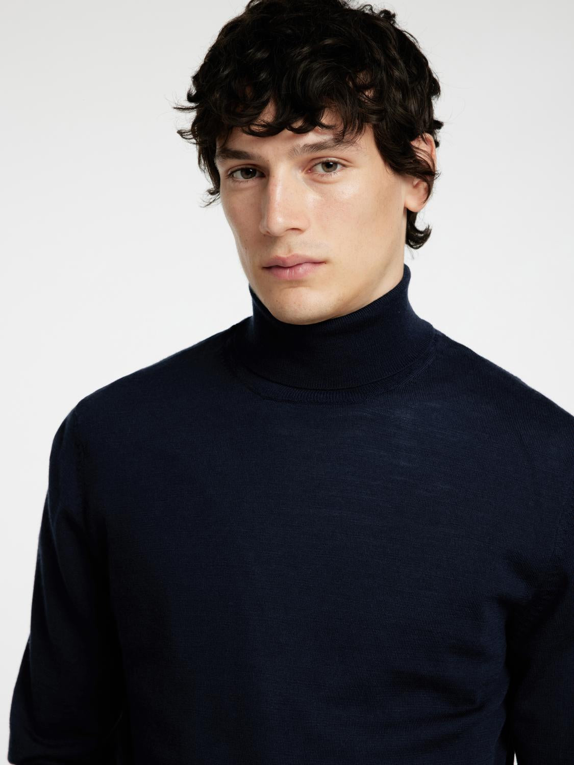 Pullovers - Slhtray Ls Knit Merino Roll Neck Noos -  - Hr Ravn