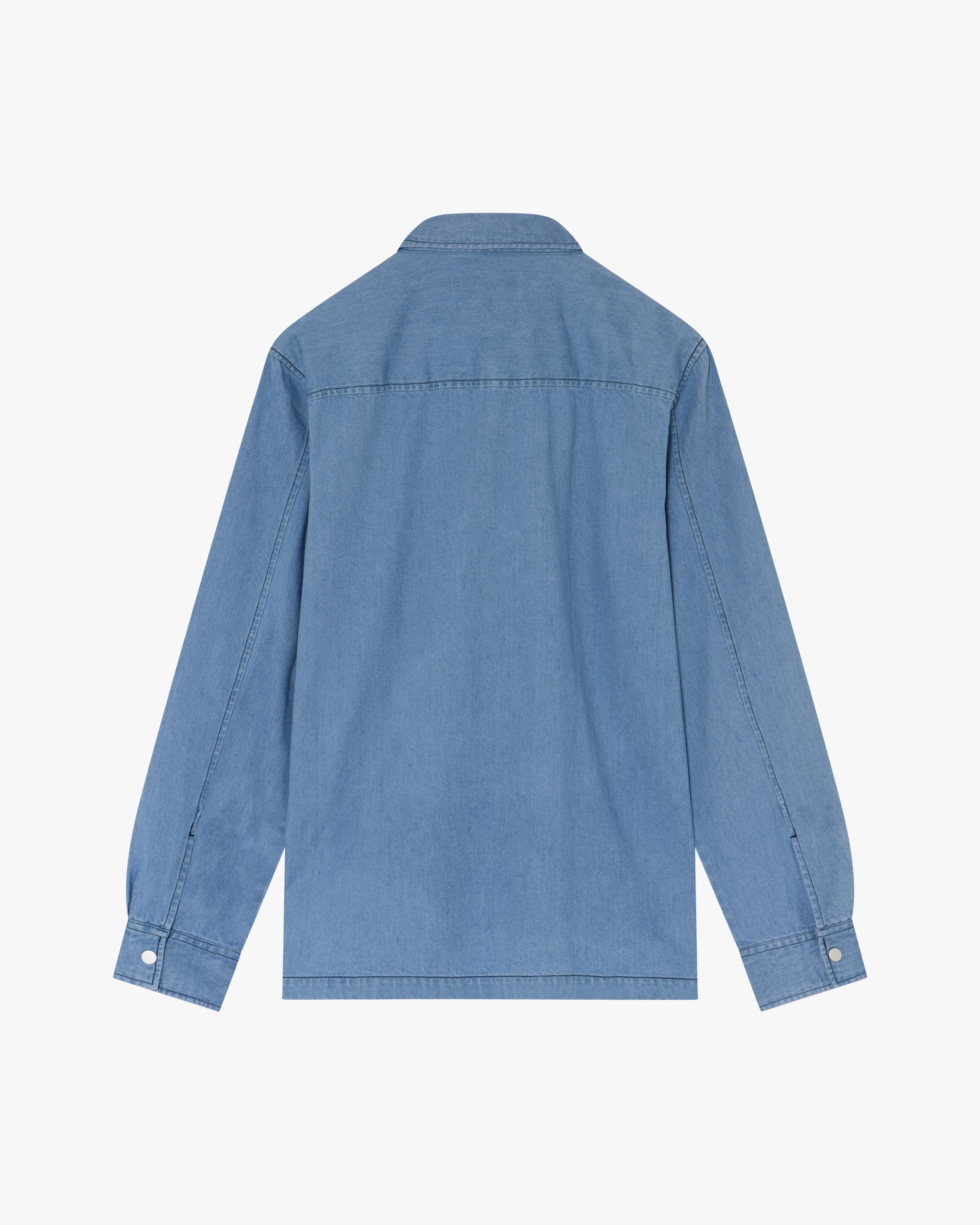 minimum male Randy denimskjorte 4131 Long Sleeved Shirt 2340 Blue Ashes
