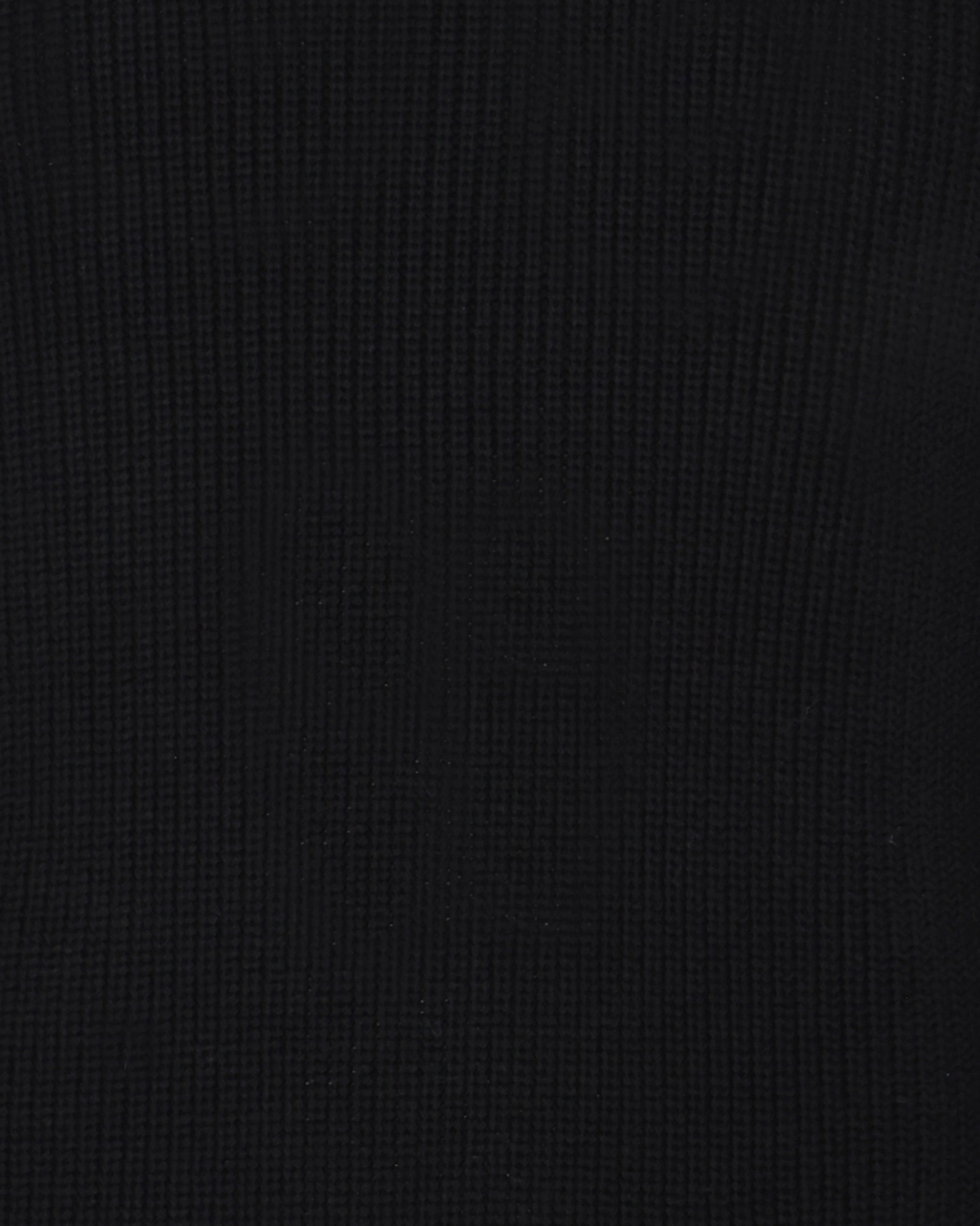 minimum male Rob basic striktrøje G006 GOTS Sweater 999 Black