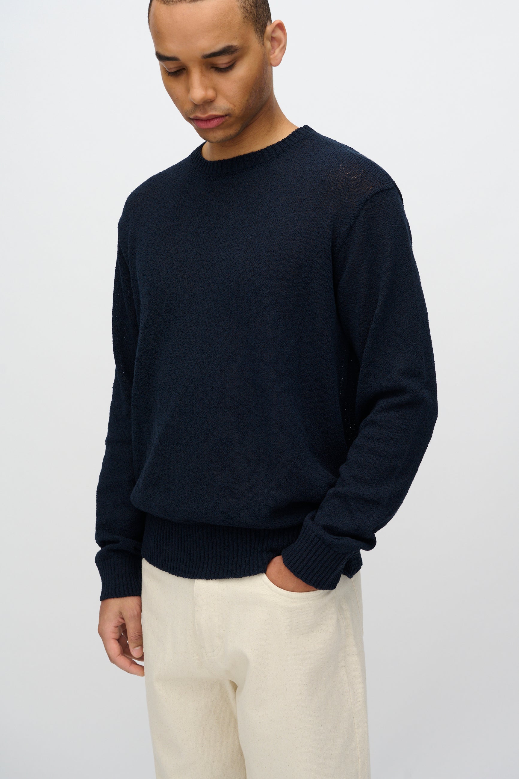 minimum male Roland striktrøje 4122 Jumper 3922 Sky Captain