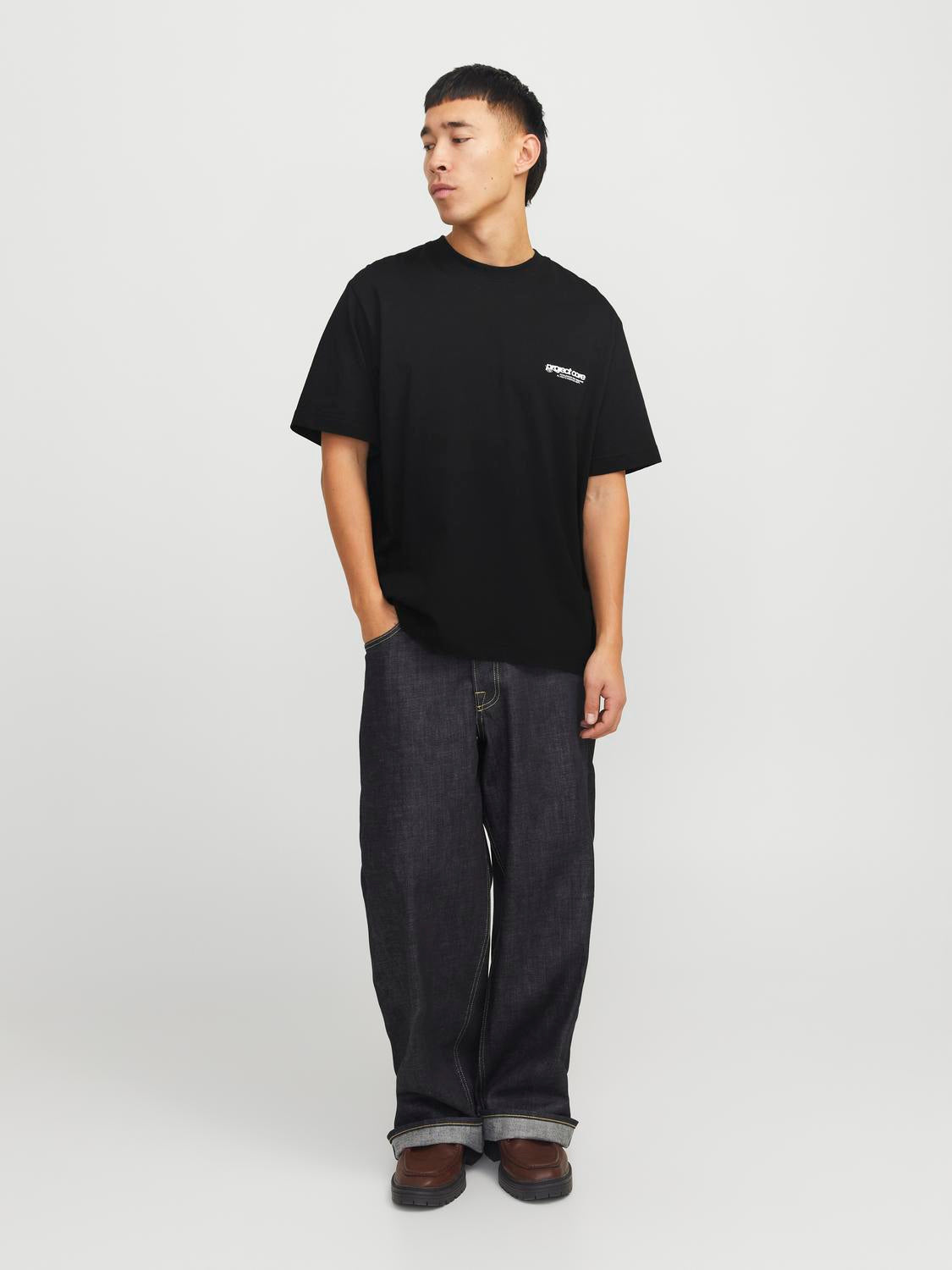 T-shirts - Jcounion Back Print Tee Ss Crew Noos -  - Hr Ravn
