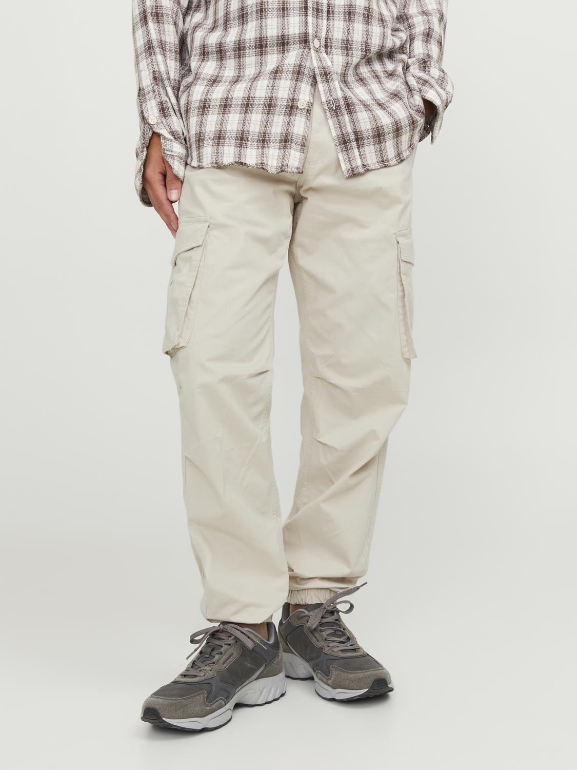Cargo Pants - Jpstkane Noah Cuffed Cargo Noos -  - Hr Ravn