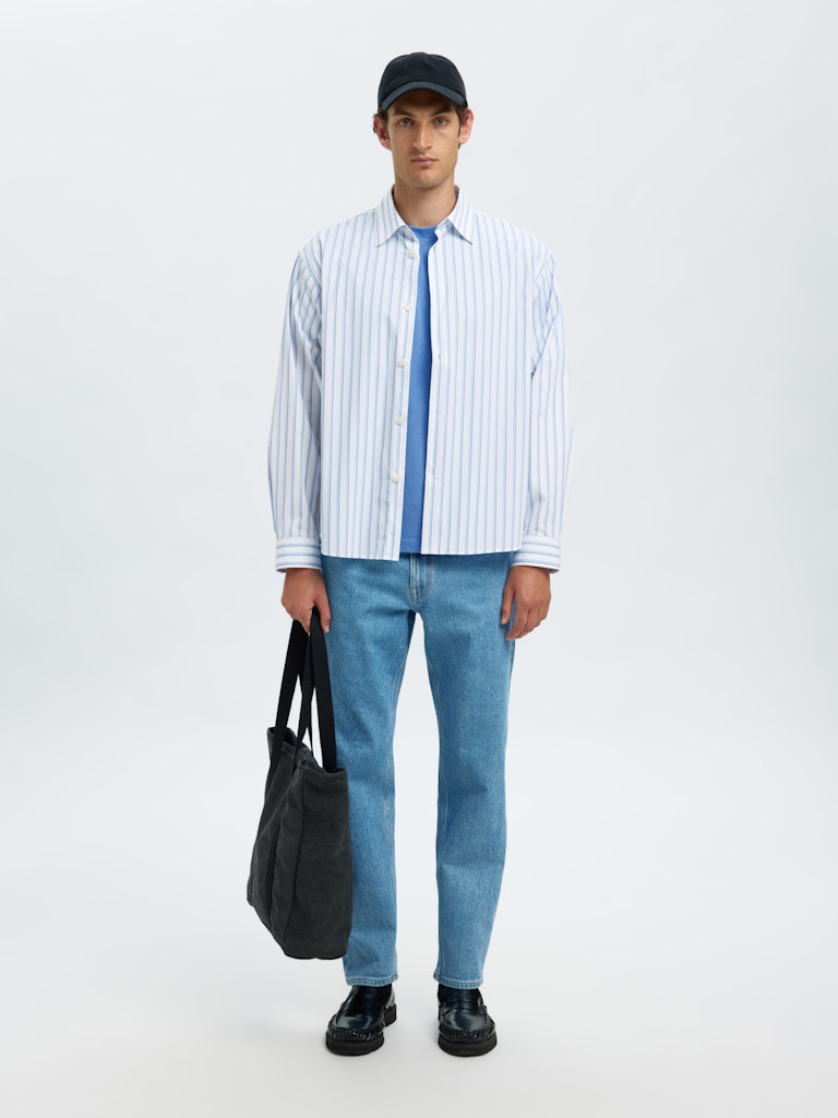 Slhlooseoscar Ss O-Neck Tee Noos