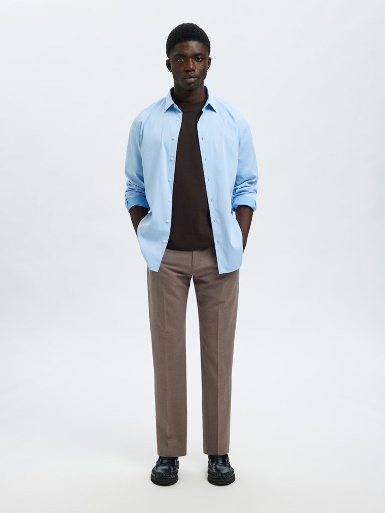 Slhslim-Theo Wool Blend Trs Flex Noos