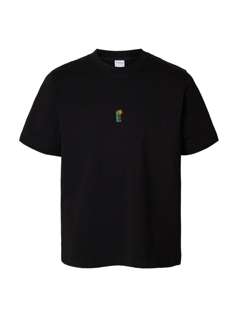 Slhpete License SS O-neck Tee