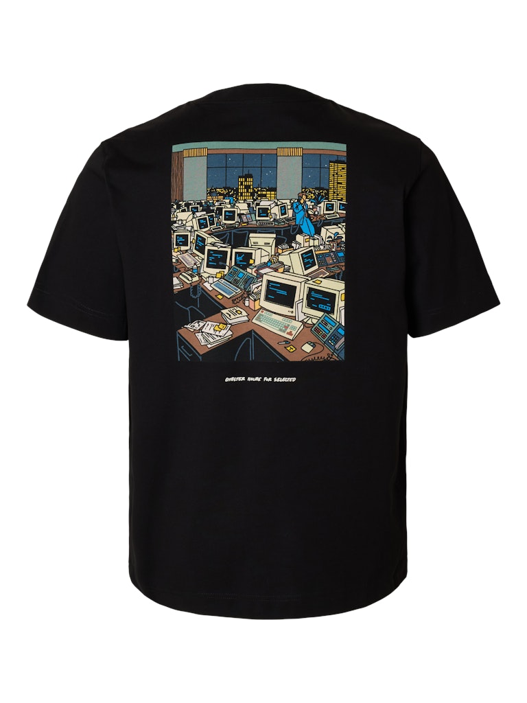 Slhpete License SS O-neck Tee