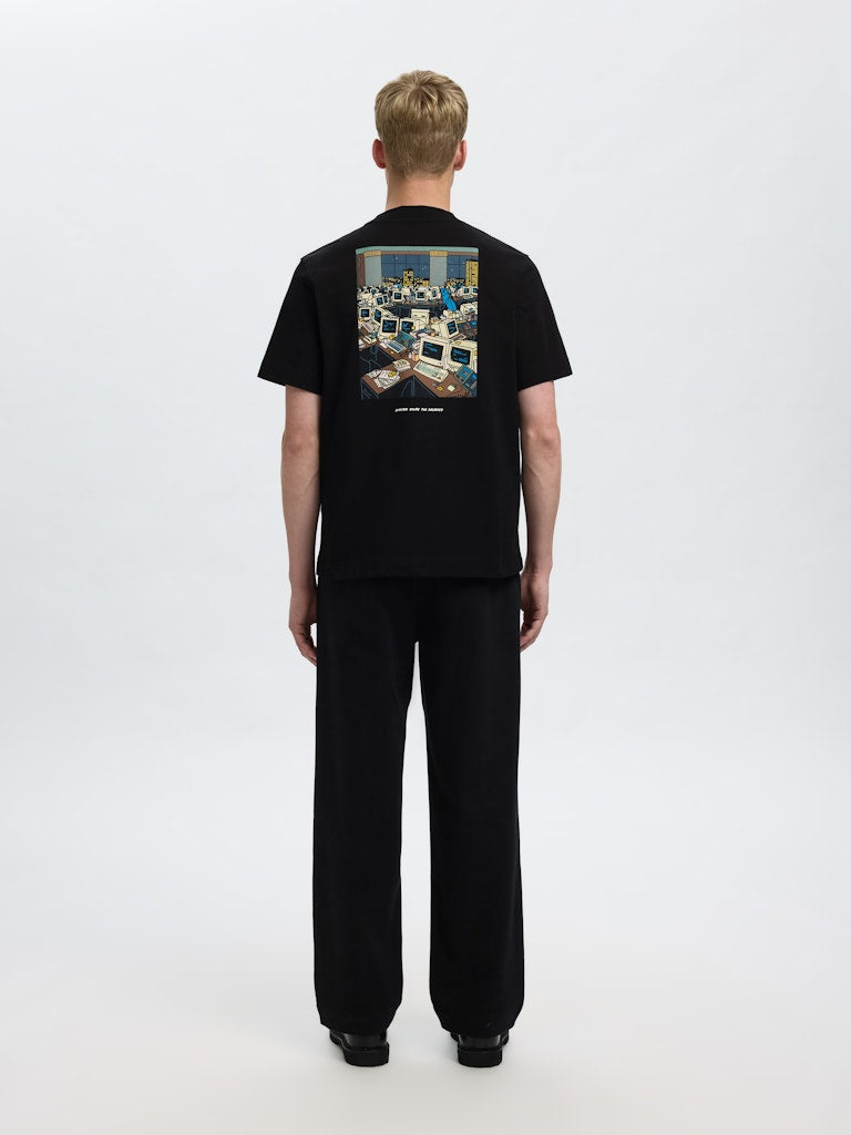 Slhpete License SS O-neck Tee