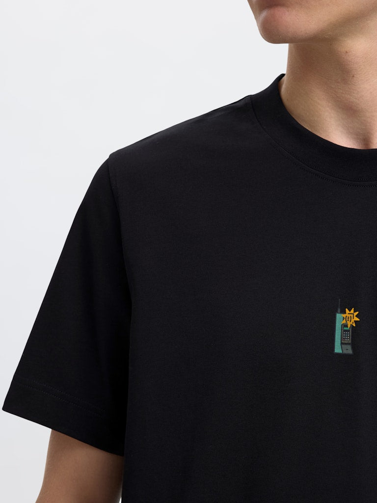 Slhpete License SS O-neck Tee