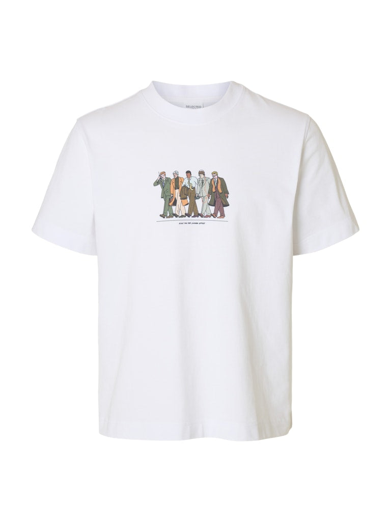 Slhpete License SS O-neck Tee