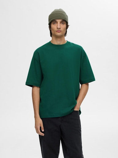 SLHLOOSEOSCAR SS O-NECK TEE