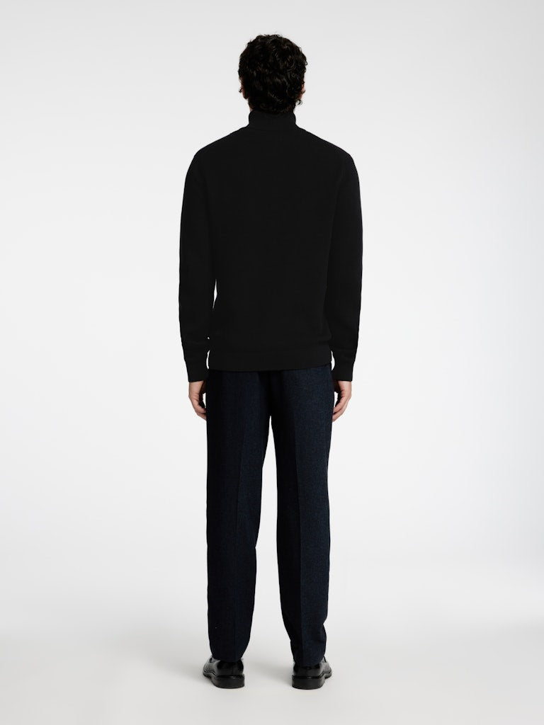 Slhdane LS Knit Structure Full Zip Noos