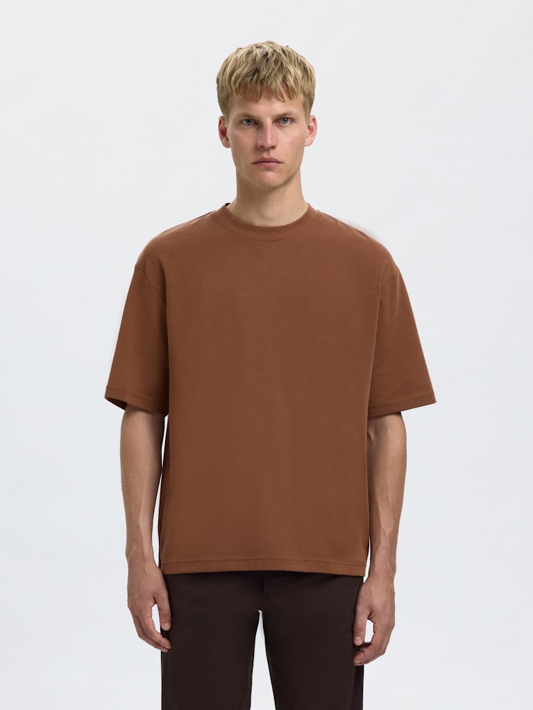 Slhlooseoscar Ss O-Neck Tee Noos