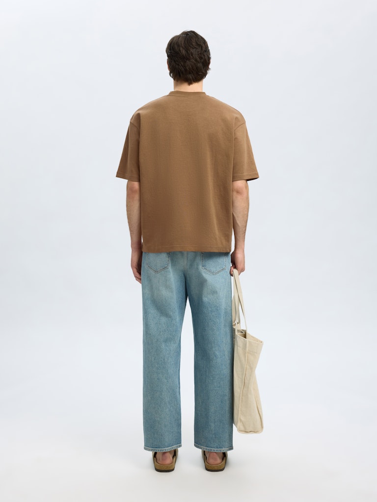 Slhlooseoscar Ss O-Neck Tee Noos