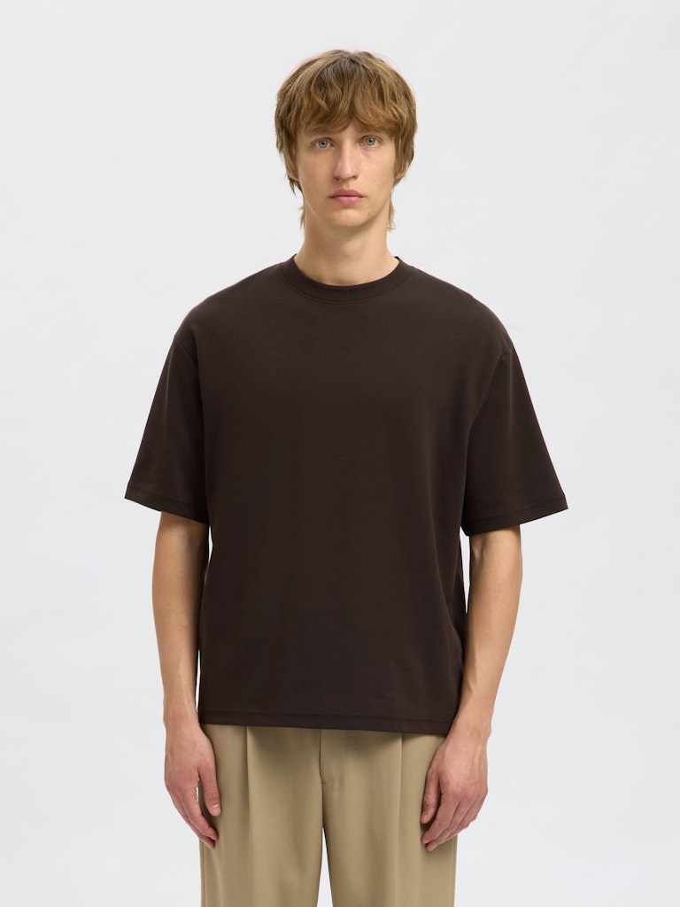 Slhlooseoscar Ss O-Neck Tee Noos