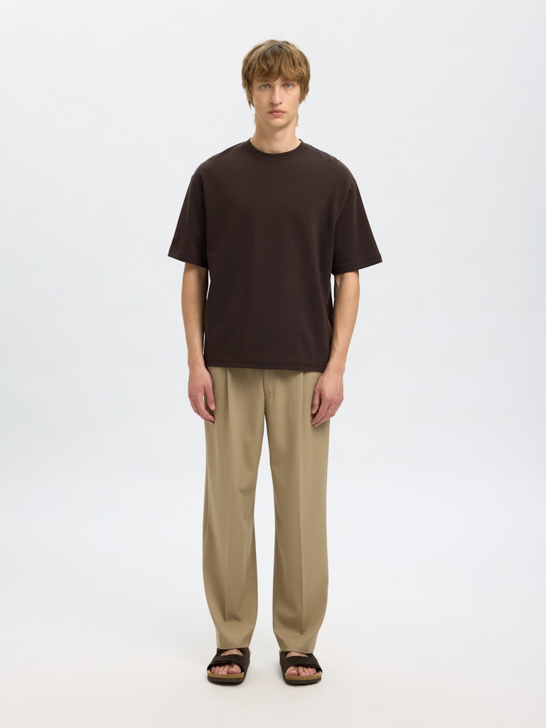 Slhlooseoscar Ss O-Neck Tee Noos