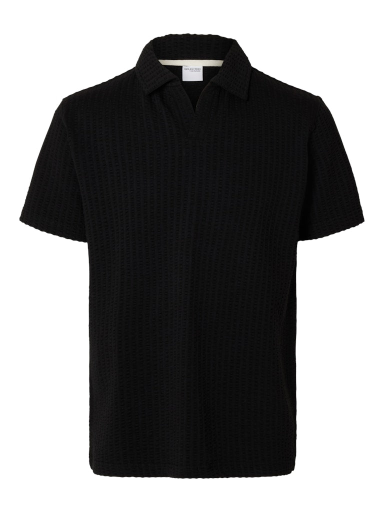 POLO - Slhblake Splitneck SS Polo -  - Hr Ravn
