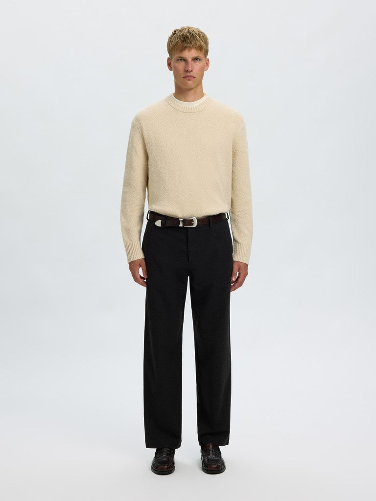 Slmalex LS Knit Rlx Crew Neck