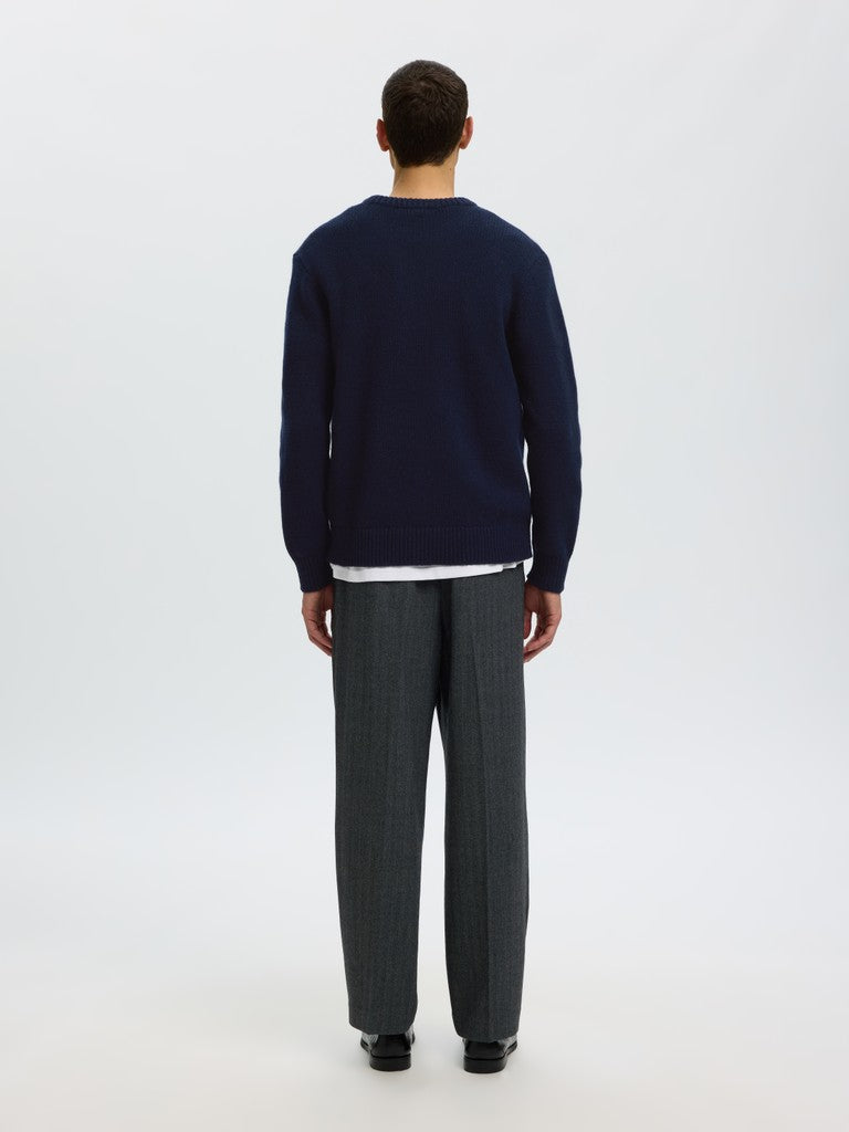 Slmcody LS Knit Rlx Crew Neck