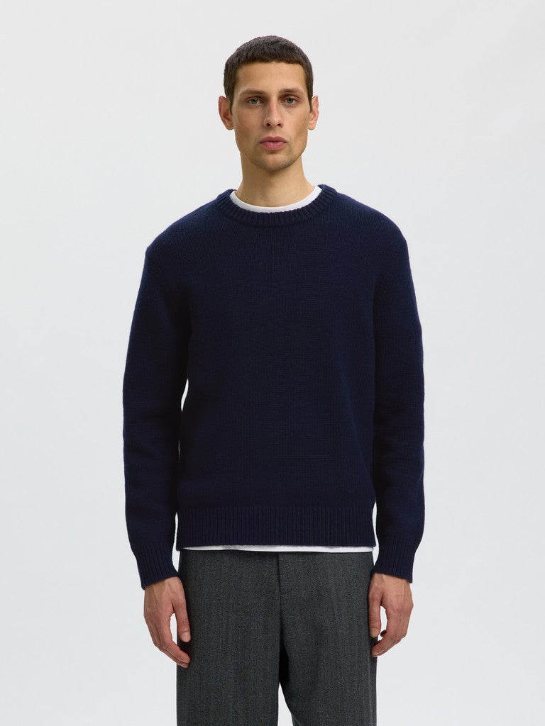 Slmcody LS Knit Rlx Crew Neck
