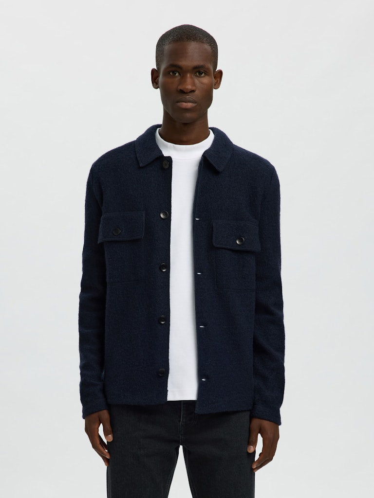 CARDIGAN - Slhnealy LS Knit Workwear Cardigan -  - Hr Ravn