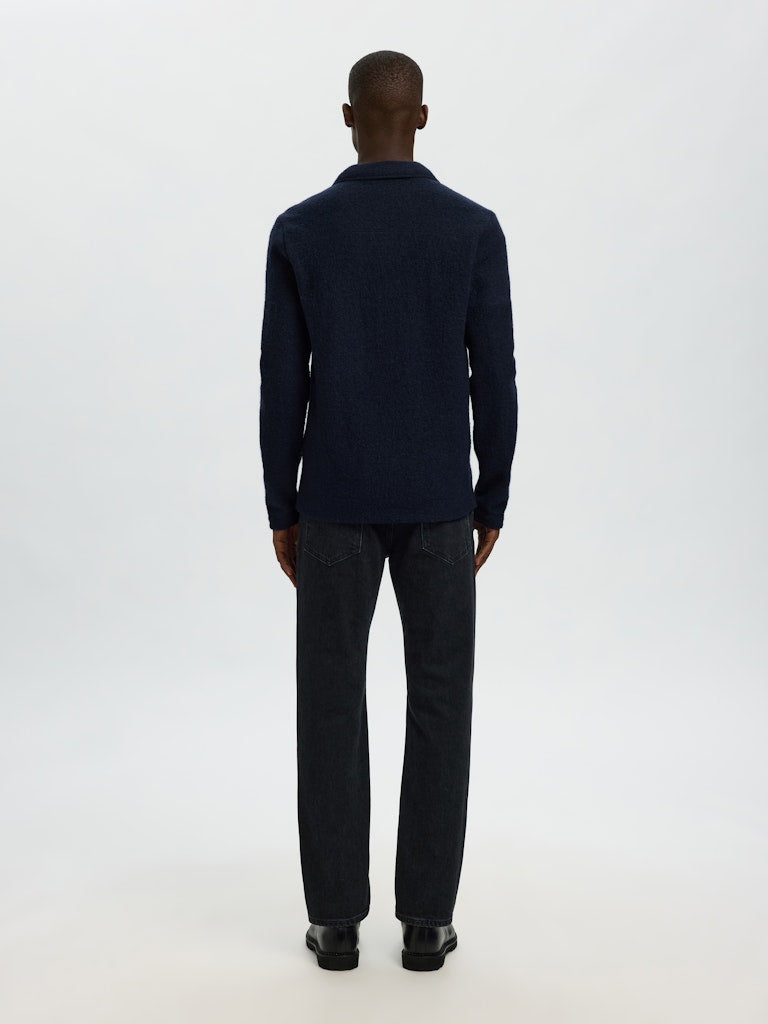 CARDIGAN - Slhnealy LS Knit Workwear Cardigan -  - Hr Ravn