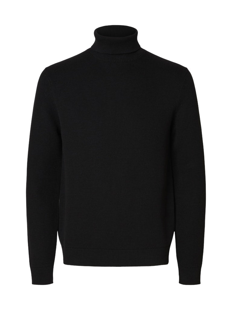 Slhdane LS Knit Structure Roll Neck Noos