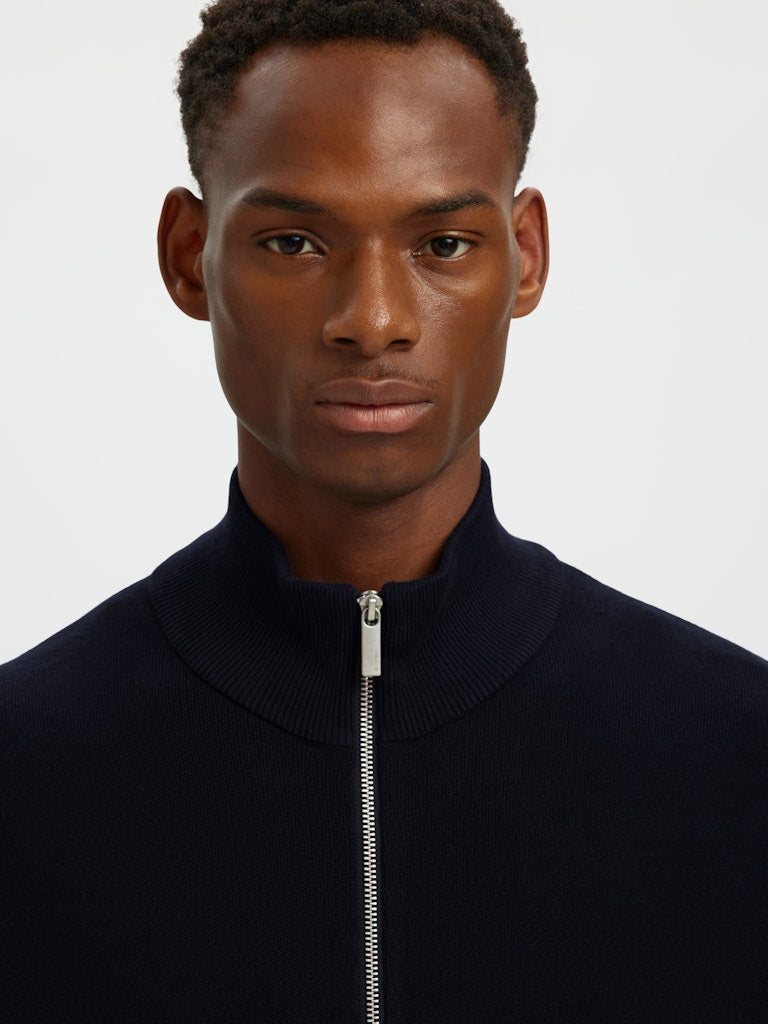 CARDIGAN - Slhteller FN Relaxed Zip Cardigan Noos -  - Hr Ravn