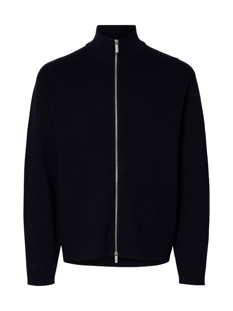 CARDIGAN - Slhteller FN Relaxed Zip Cardigan Noos -  - Hr Ravn