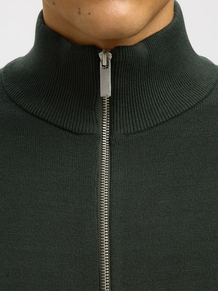 CARDIGAN - Slhteller FN Relaxed Zip Cardigan Noos -  - Hr Ravn