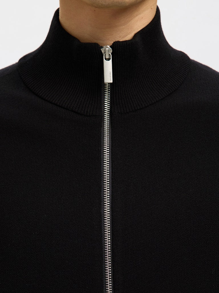 CARDIGAN - Slhteller FN Relaxed Zip Cardigan Noos -  - Hr Ravn