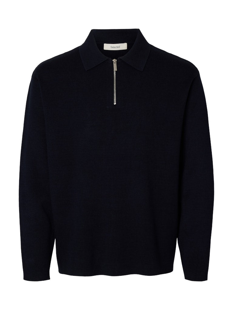 STRIK - Slhteller FN Relaxed Half Zip Polo Noos -  - Hr Ravn