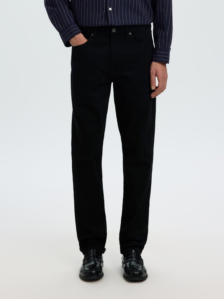 Slm175-Slim Ben Stay Black 600 Jeans