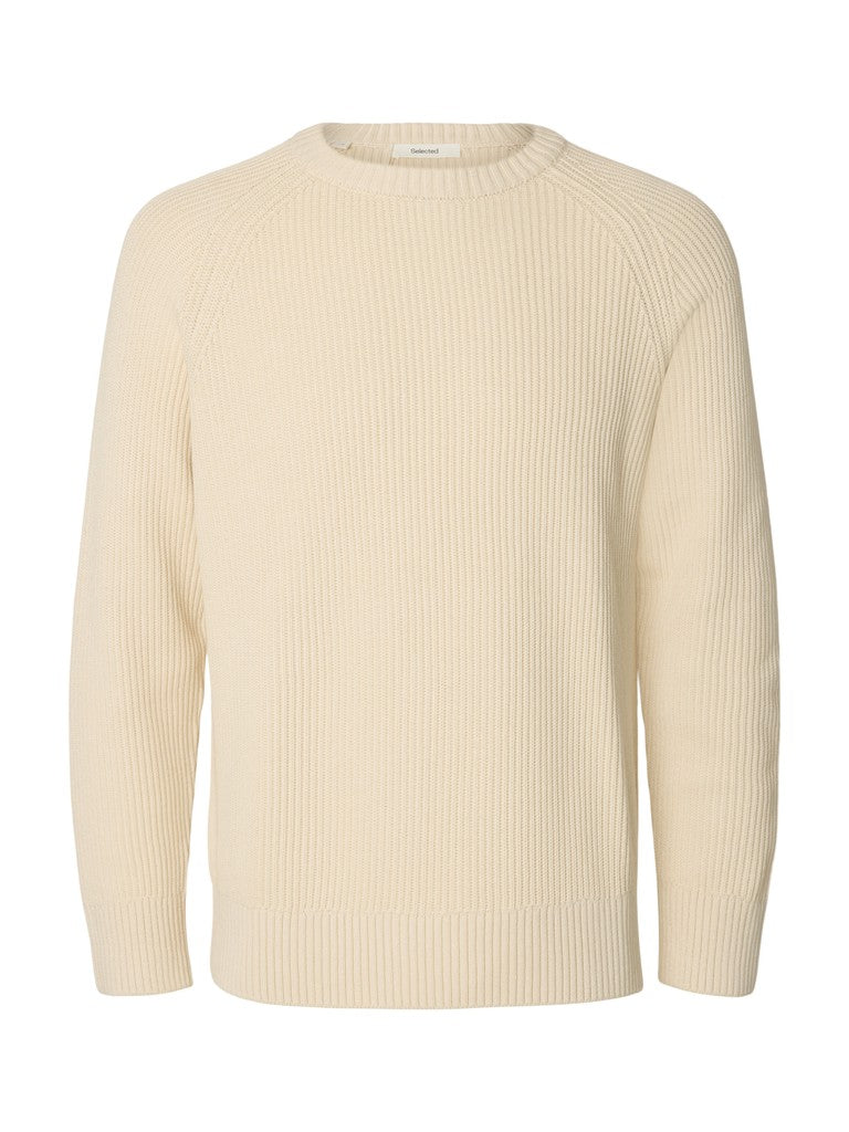 Slmbraun Knit Rlx Rib Crew Neck
